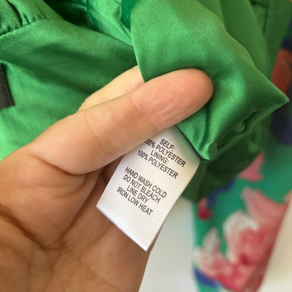 Lulus Long Sleeve Romper Womens Medium Floral V-neck Back Rear Zip Vacay - Picture 8 of 8